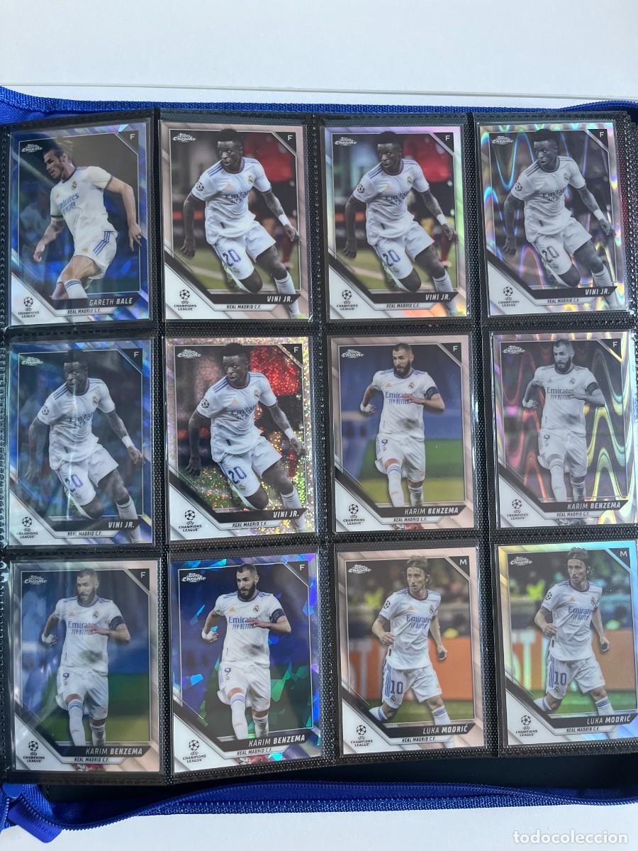 Cromos de Futebol: REAL MADRID Lote 49 Cartas 2021-22 Topps Chrome UCL Sapphire - Camavinga RC, Modric /199, Kroos