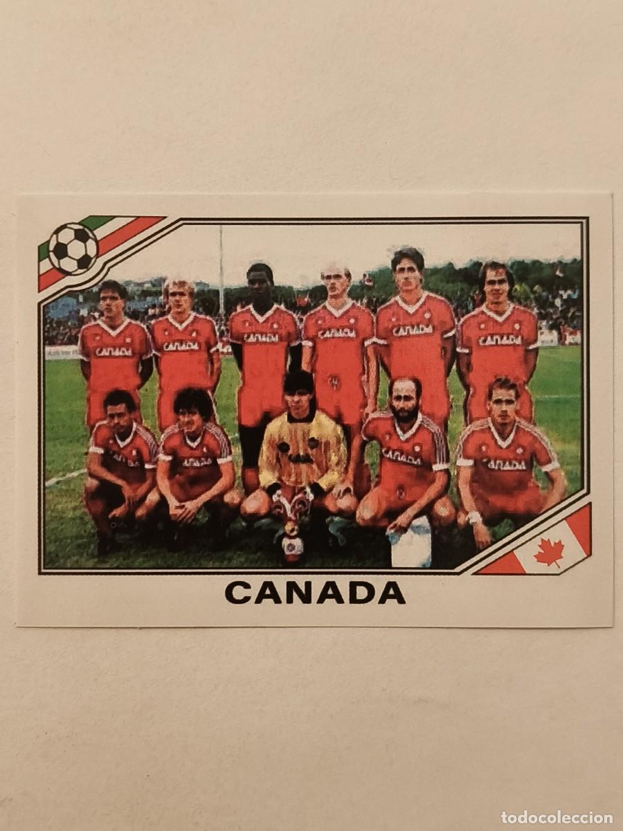 Cromos de f&uacute;tbol: #219 ALINEACION (CANADA) MUNDIAL MEXICO 86 PANINI