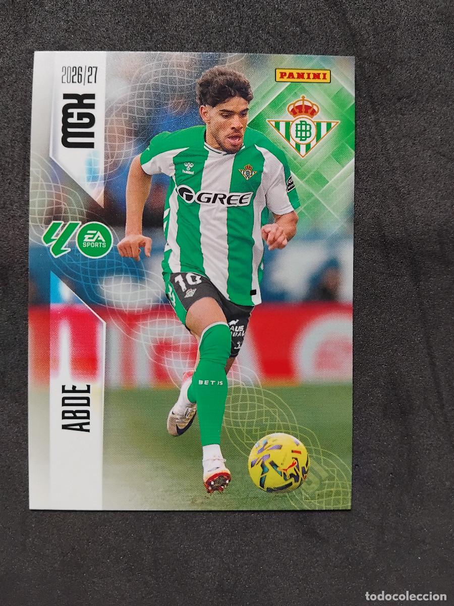Cromos de f&uacute;tbol: ABDE 108 - BETIS - LALIGA PANINI MGK MEGACRACKS 2026-27 2026 2027 Mega cracks