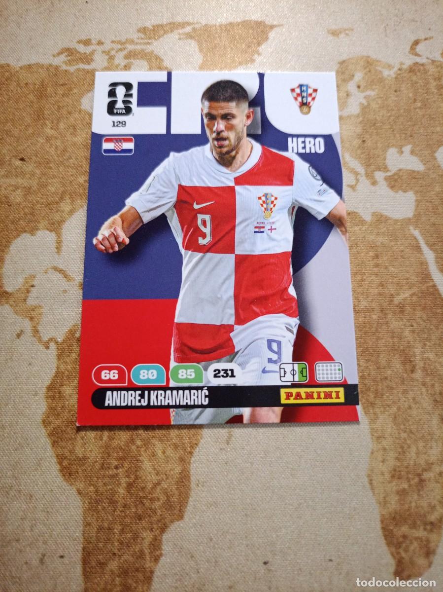 Cromos de f&uacute;tbol: Croacia 129 ANDR&Eacute; KRAMARIC Adrenalyn WORLD cup 2026