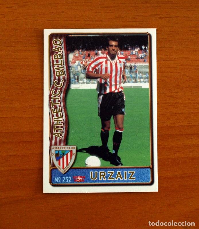 Cromos de f&uacute;tbol: Athletic Bilbao-N&ordm; 232 Urzaiz-&Uacute;ltima Hora-Mundicromo Las Fichas de la Liga de F&uacute;tbol 1996-1997-96-97