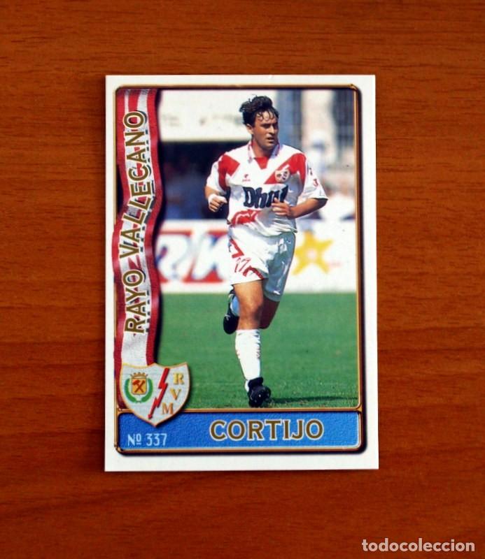 Cromos de f&uacute;tbol: Rayo Vallecano -N&ordm; 337 Cortijo -Mundicromo Las Fichas de la Liga de F&uacute;tbol 1996-1997-96-97