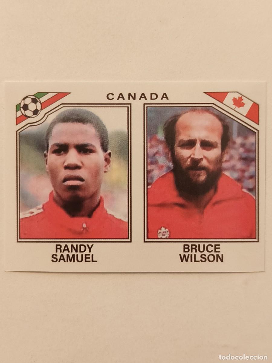 Cromos de f&uacute;tbol: #222 RANDY SAMUEL-BRUCE WILSON (CANADA) MUNDIAL MEXICO 86 PANINI