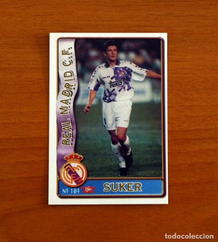 Cromos de f&uacute;tbol: Real Madrid -N&ordm; 104 Suker -&Uacute;ltima Hora -Mundicromo Las Fichas de la Liga de F&uacute;tbol 1996-1997-96-97