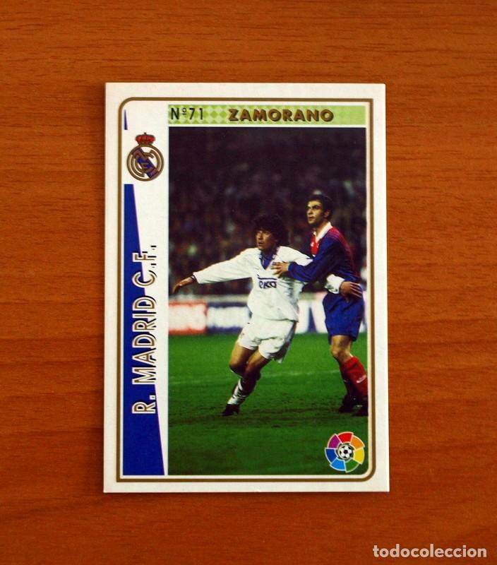 Cromos de f&uacute;tbol: Real Madrid -N&ordm; 71 Zamorano -Mundicromo Las Fichas de la Liga 1994-1995-94-95
