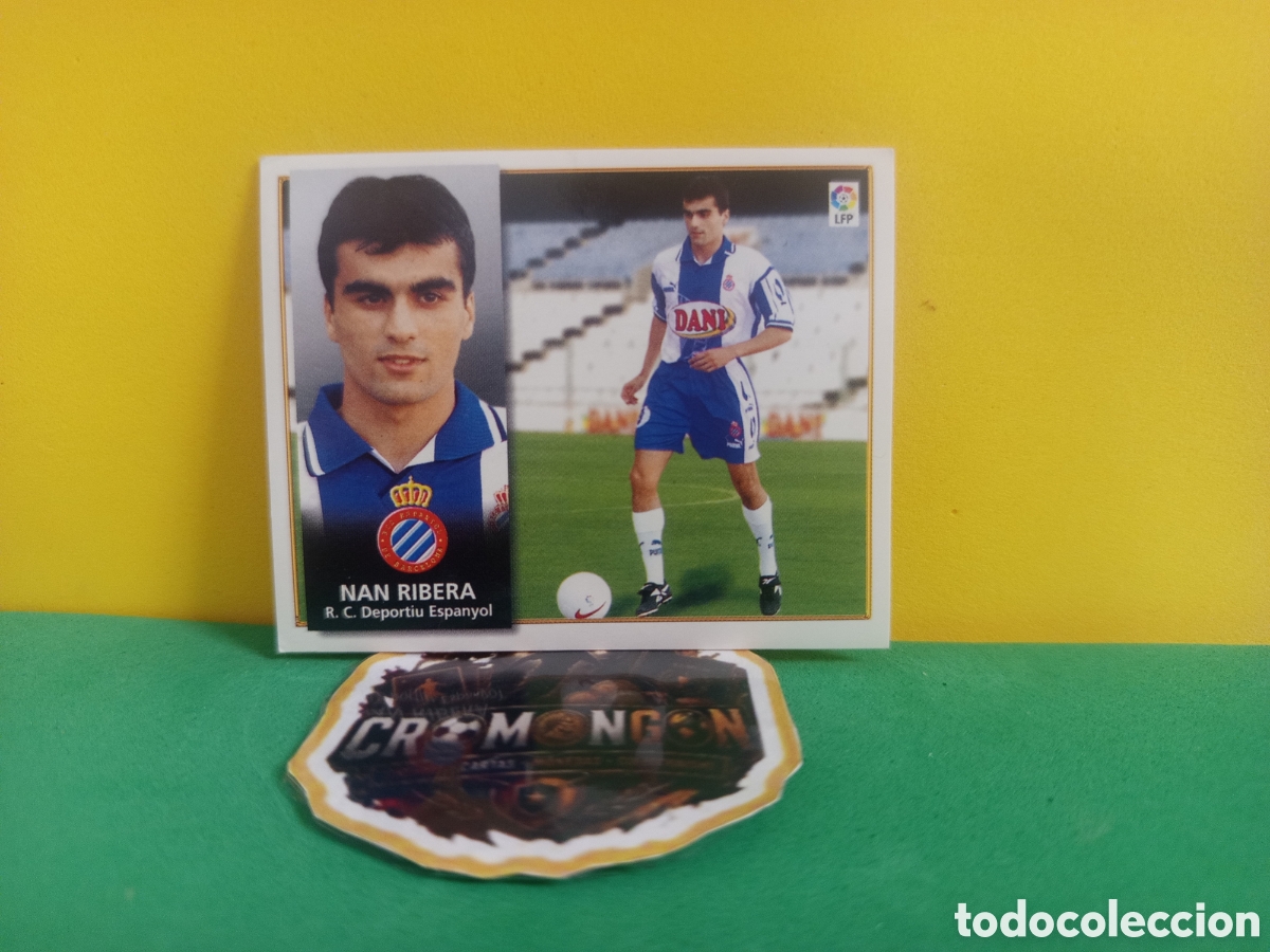 Cromos de f&uacute;tbol: ❇️ CROMO ⚽ NAN RIBERA N&ordm; 12 RCD ESPANYOL VERSI&Oacute;N LINEA DE ABAJO FICHAJE LIGA ESTE 98 99 1998 1999 ❇️