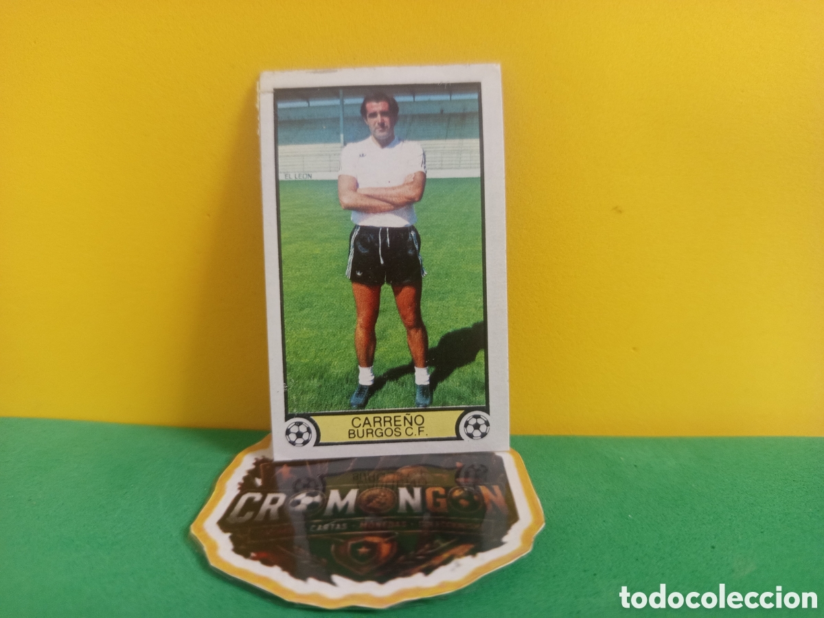 Cromos de f&uacute;tbol: ❇️ CROMO ⚽ CARRE&Ntilde;O BURGOS DESPEGADO LIGA ESTE 79 80 1979 1980 ❇️