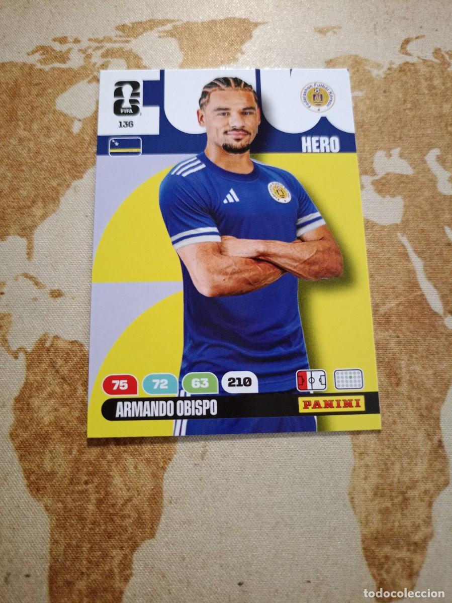 Cromos de f&uacute;tbol: Curazao 136 ARMANDO OBISPO Adrenalyn WORLD cup 2026