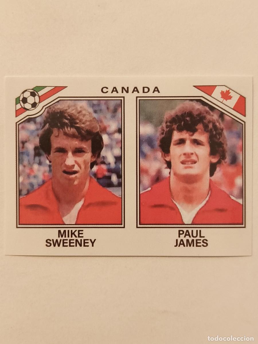 Cromos de f&uacute;tbol: #224 MIKE SWEENEY-PAUL JAMES (CANADA) MUNDIAL MEXICO 86 PANINI