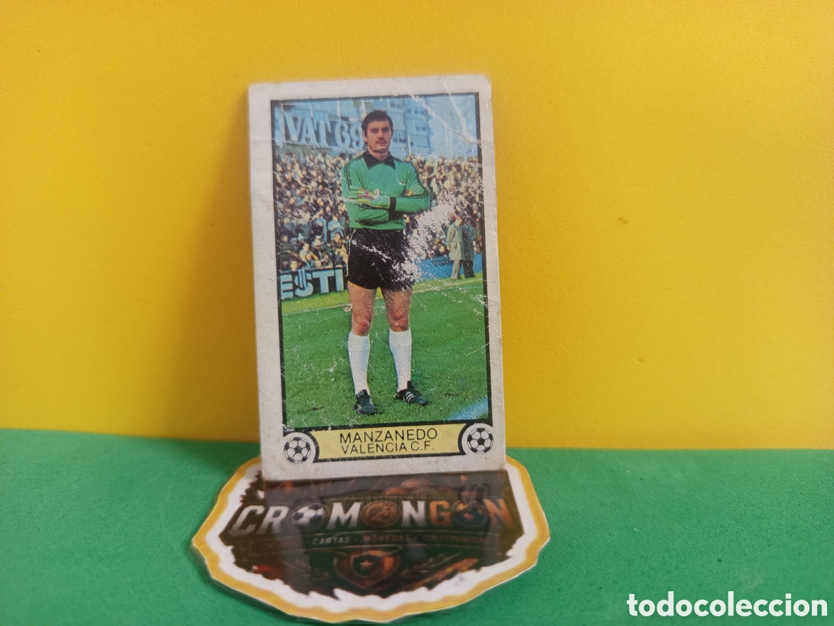 Cromos de f&uacute;tbol: ❇️ CROMO ⚽ MANZANEDO VALENCIA LIGA ESTE 79 80 1979 1980 SIN PEGAR ❇️