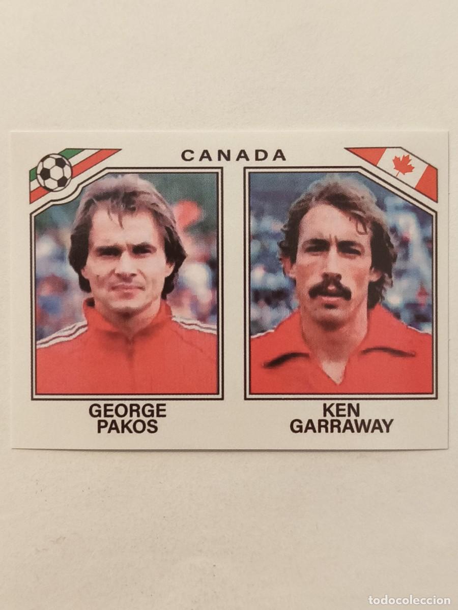 Cromos de f&uacute;tbol: #225 GEORGE PAKOS-KEN GARRAWAY (CANADA) MUNDIAL MEXICO 86 PANINI