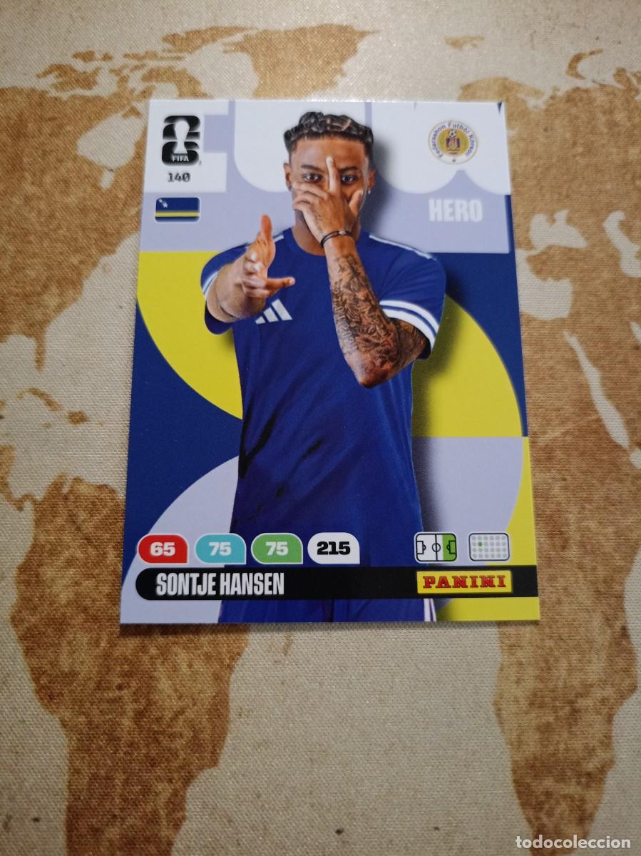 Cromos de f&uacute;tbol: Curazao 140 SONTJE HANSEN Adrenalyn WORLD cup 2026