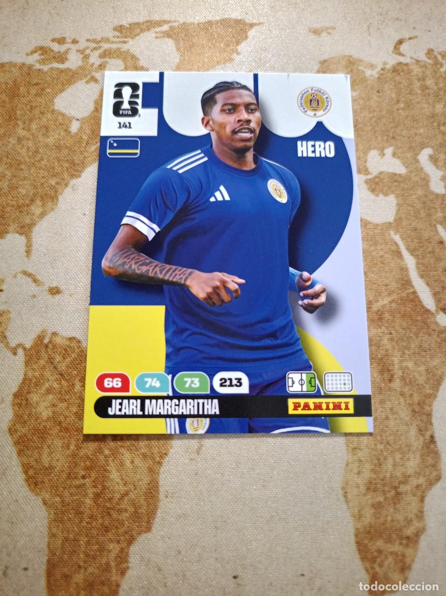 Cromos de f&uacute;tbol: Curazao 141 JEARL MARGARITHA Adrenalyn WORLD cup 2026