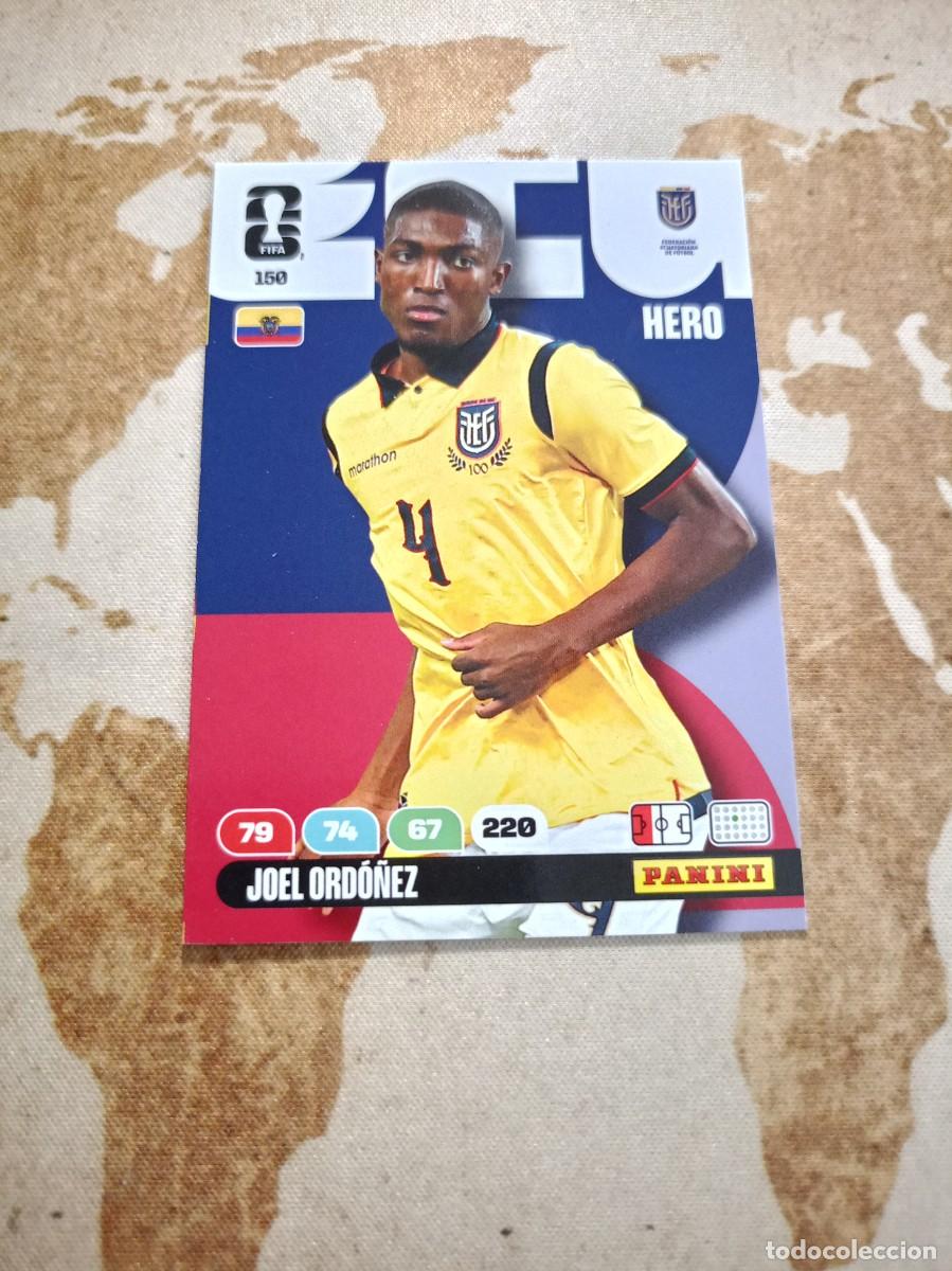 Cromos de f&uacute;tbol: Ecuador 150 JOEL ORD&Oacute;&Ntilde;EZ Adrenalyn WORLD cup 2026