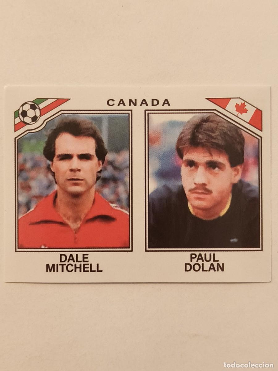 Cromos de f&uacute;tbol: #227 DALE MITCHELL-PAUL DOLAN (CANADA) MUNDIAL MEXICO 86 PANINI
