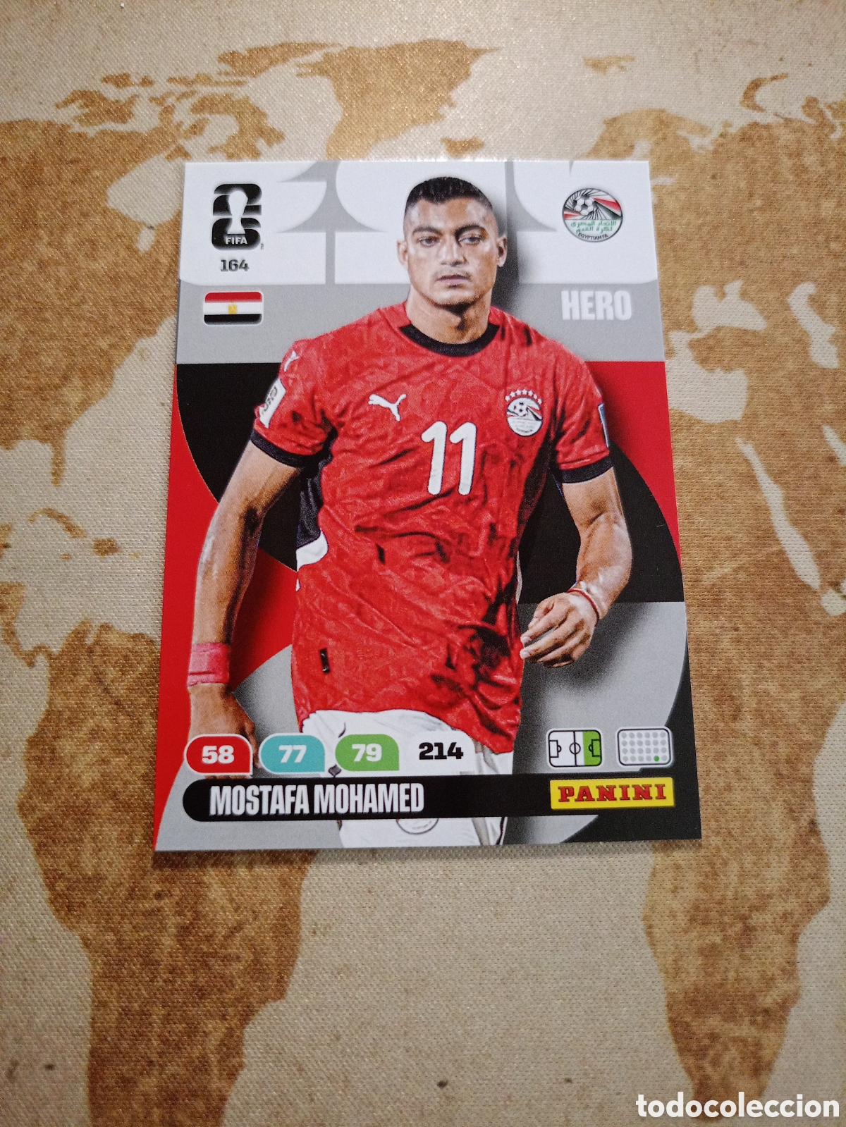 Cromos de f&uacute;tbol: Egipto 164 MOSTAFA MOHAMED Adrenalyn WORLD cup 2026