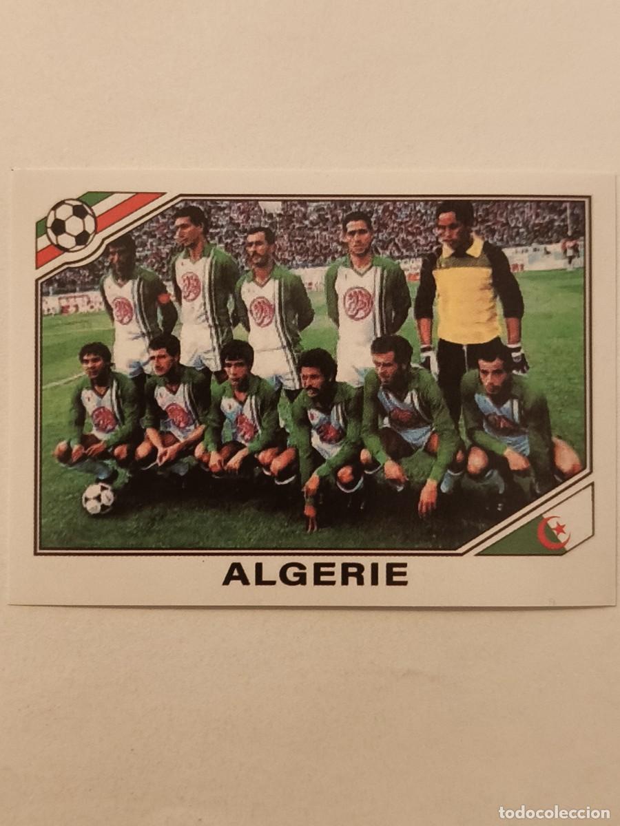 Cromos de f&uacute;tbol: #229 ALINEACION (ARGELIA) MUNDIAL MEXICO 86 PANINI