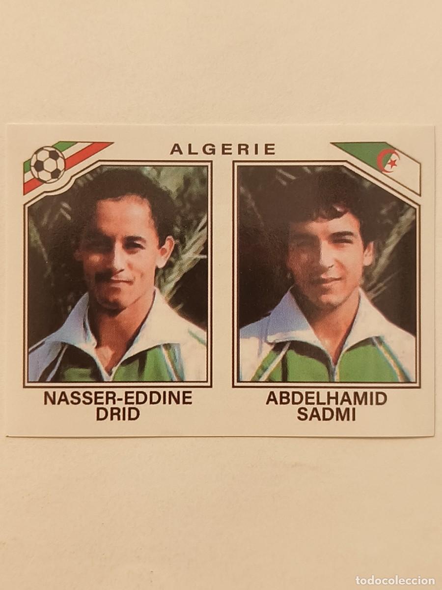 Cromos de f&uacute;tbol: #230 NASSER-EDDINE DRID-ABDELHAMID SADMI (ARGELIA) MUNDIAL MEXICO 86 PANINI