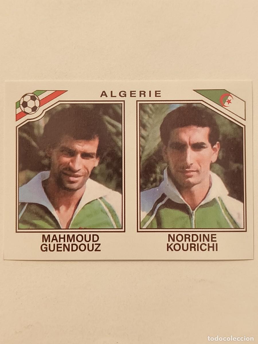 Cromos de f&uacute;tbol: #231 MAHMOUD GUENDOUZ-NORDINE KOURICHI (ARGELIA) MUNDIAL MEXICO 86 PANINI