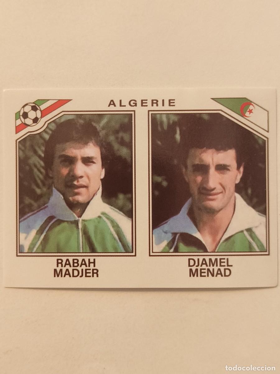 Cromos de f&uacute;tbol: #235 RABAH MADJER-DJAMEL MENAD (ARGELIA) MUNDIAL MEXICO 86 PANINI