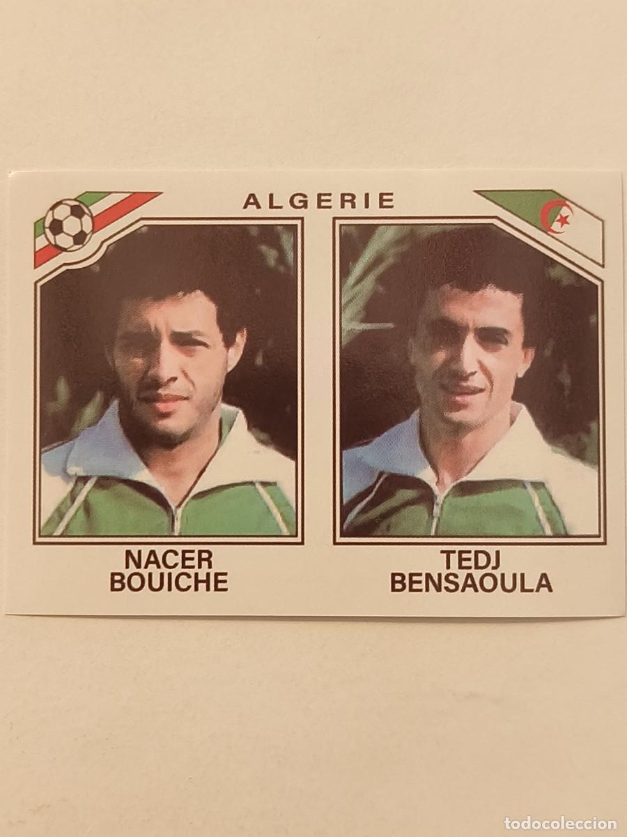 Cromos de f&uacute;tbol: #236 NACER BOUICHE-TEDJ BENSAOULA (ARGELIA) MUNDIAL MEXICO 86 PANINI