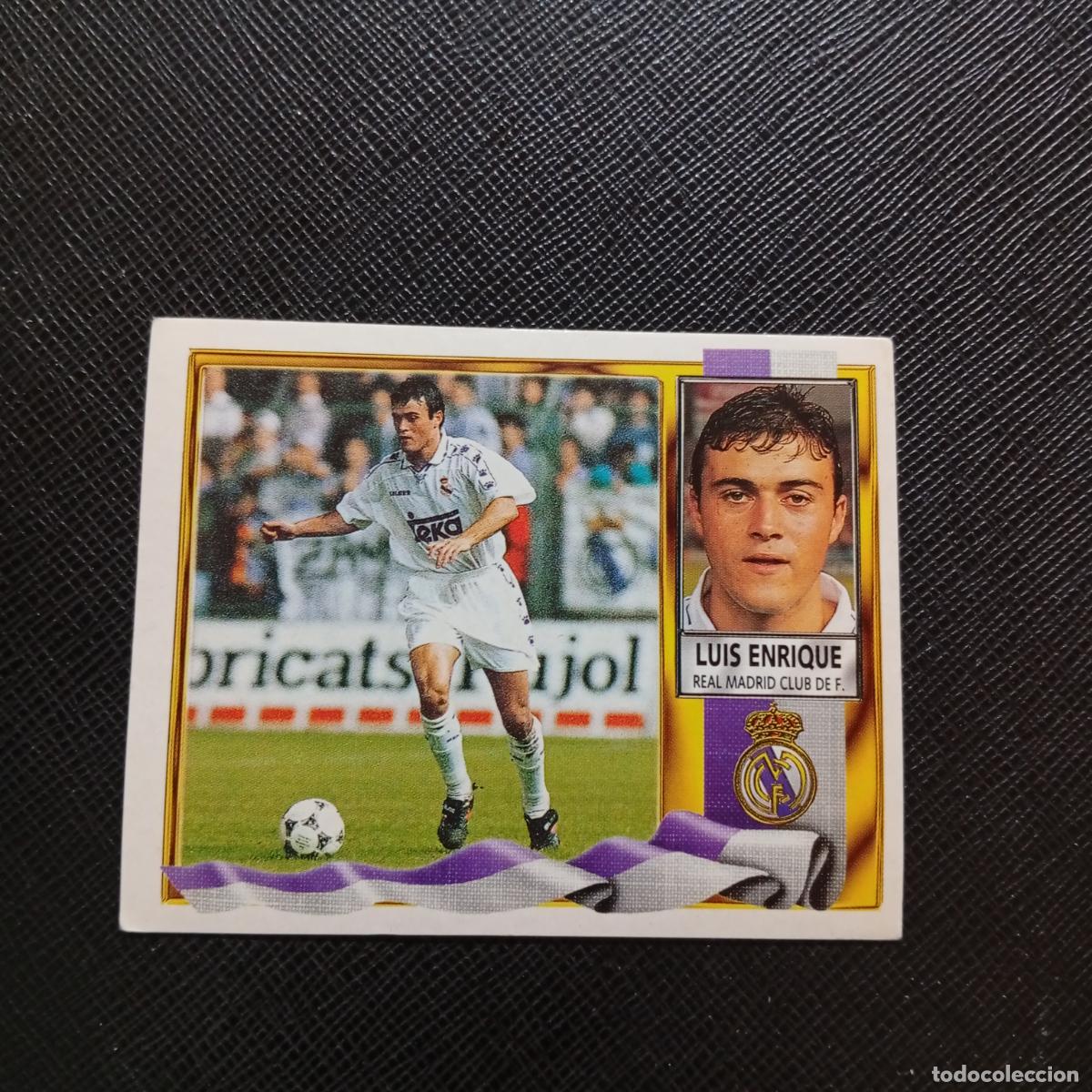 Cromos de f&uacute;tbol: LUIS ENRIQUE REAL MADRID ESTE 1995 1996 CROMO FUTBOL LIGA 95 96 - SIN PEGAR - A70 PG298