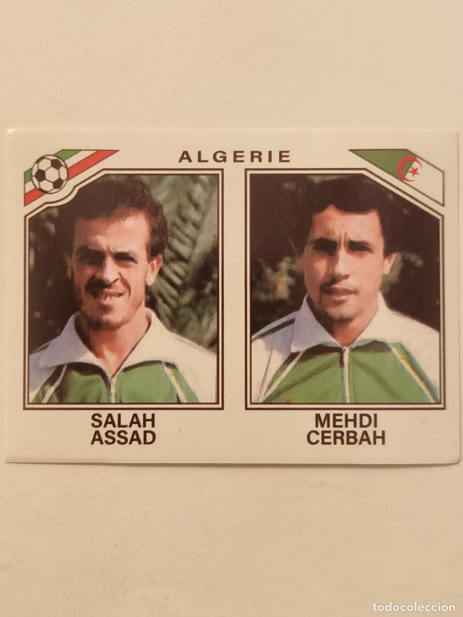 Cromos de f&uacute;tbol: #237 SALAH ASSAD-MEHDI CERBAH (ARGELIA) MUNDIAL MEXICO 86 PANINI