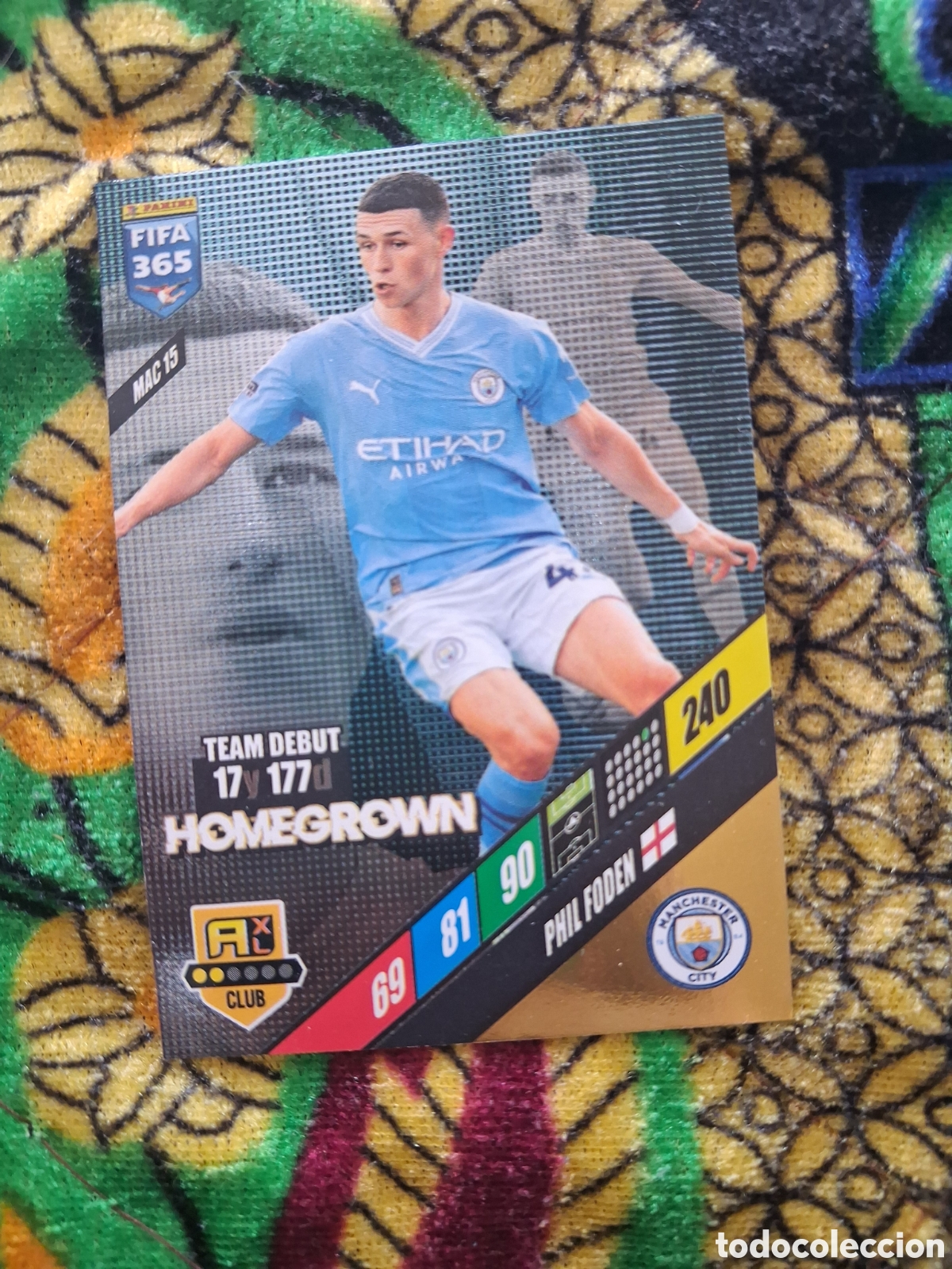 Cromos de f&uacute;tbol: PANINI Adrenalyn XL FIFA 365 2023 2024 23 24 - HOMEGROWN MAC 15 Foden