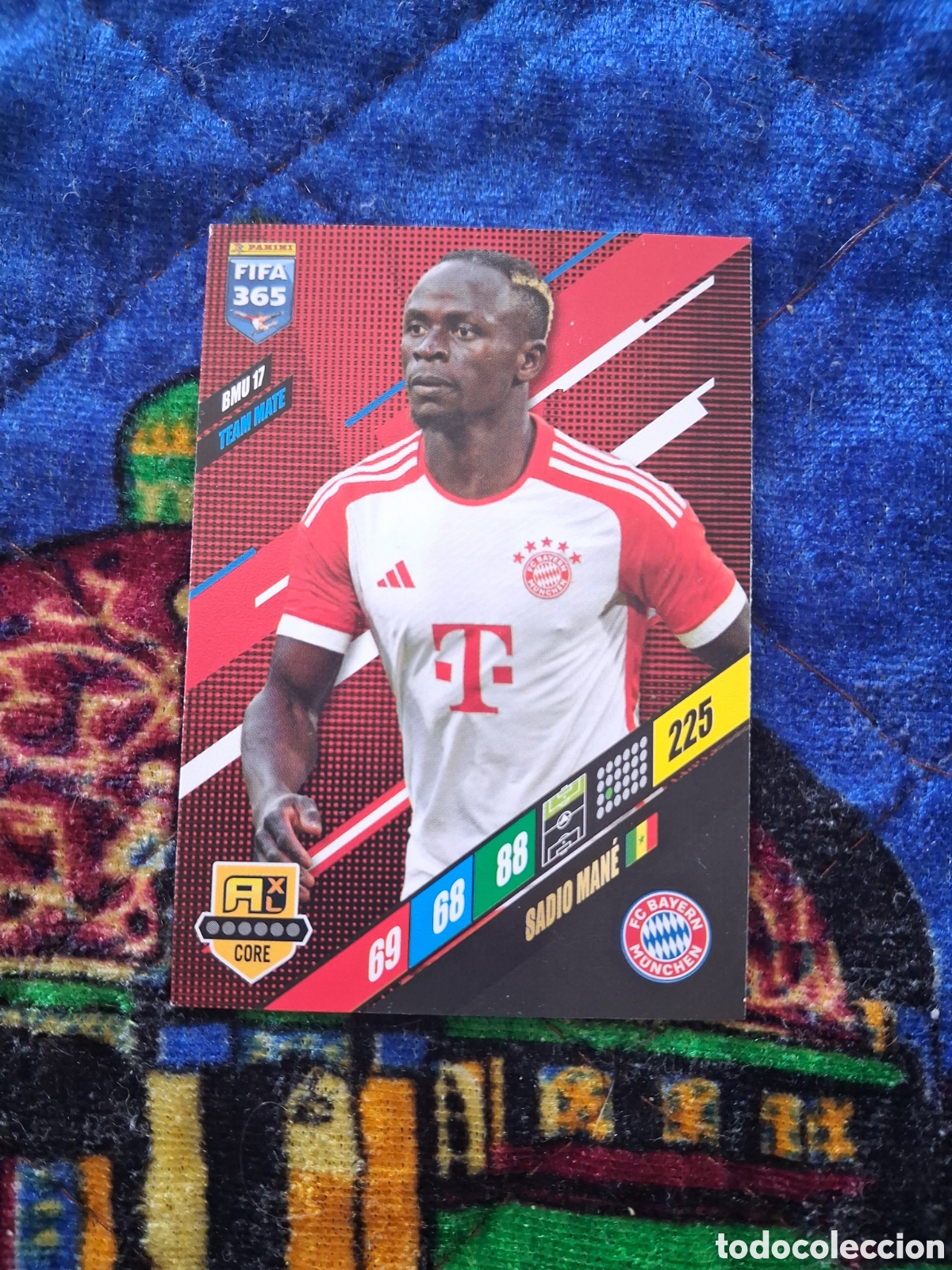 Cromos de f&uacute;tbol: BMU 17 BMU17 FIFA 365 2024 ADRENALYN XL SADIO MAN&Eacute; FC BAYERN M&Uuml;NCHEN PANINI 24 2023 23 CARD