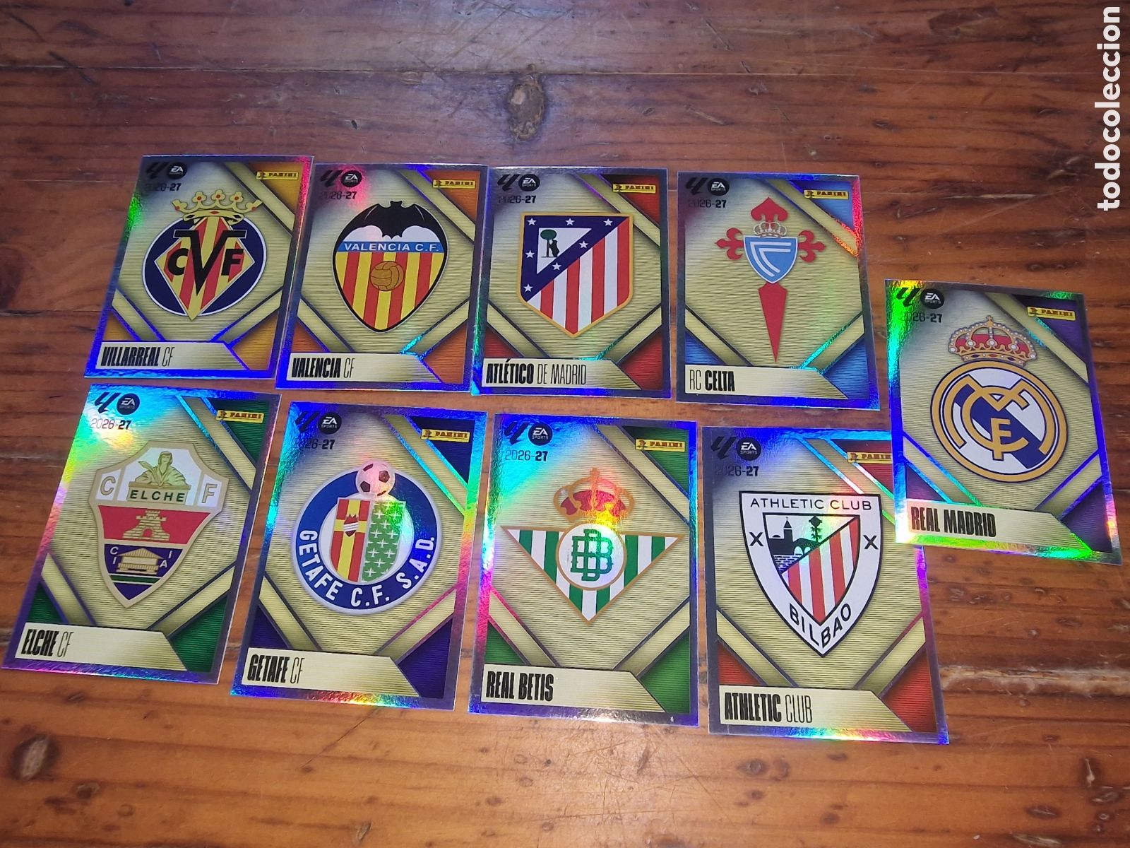 Cromos de f&uacute;tbol: Lote9,cromos f&uacute;tbol liga 2026-27, n&uacute;meros 1,ver fotos