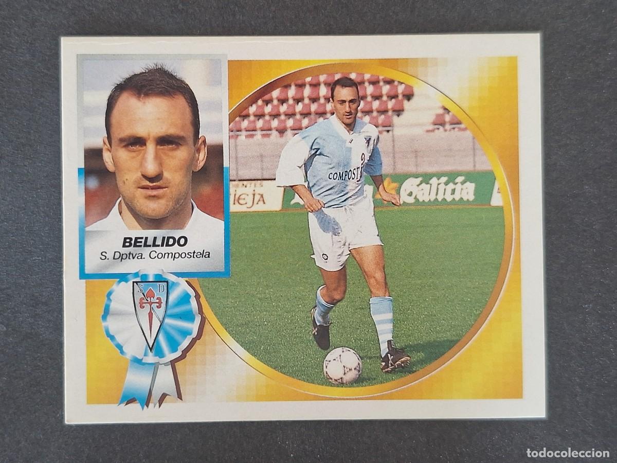 Cromos de f&uacute;tbol: L5 BELLIDO S. D. COMPOSTELA LIGA ESTE 1994 1995 94 95 NUNCA PEGADO SIN PEGAR