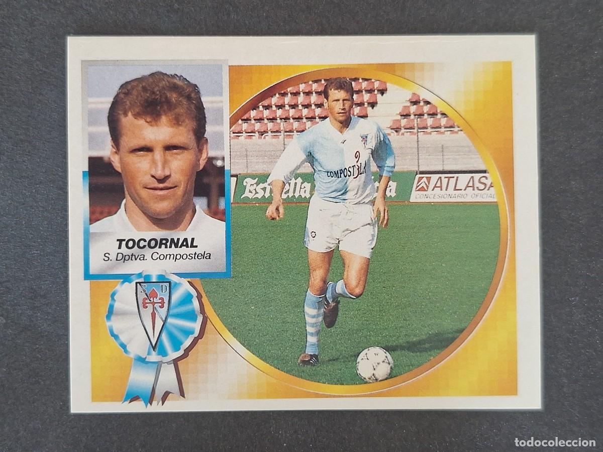Cromos de f&uacute;tbol: L5 TOCORNAL S. D. COMPOSTELA LIGA ESTE 1994 1995 94 95 NUNCA PEGADO SIN PEGAR