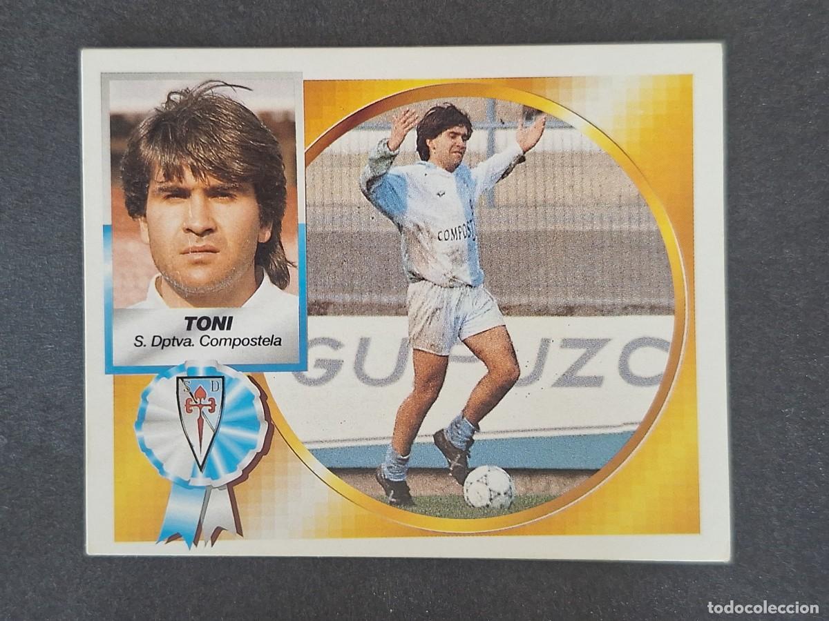 Cromos de f&uacute;tbol: L5 TONI S. D. COMPOSTELA LIGA ESTE 1994 1995 94 95 NUNCA PEGADO SIN PEGAR