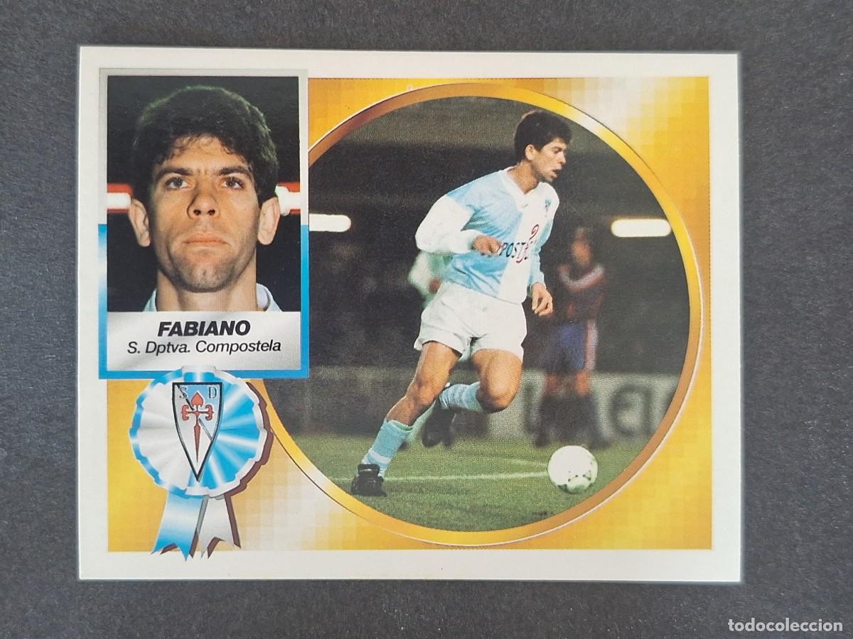 Cromos de f&uacute;tbol: L5 FABIANO S. D. COMPOSTELA LIGA ESTE 1994 1995 94 95 NUNCA PEGADO SIN PEGAR