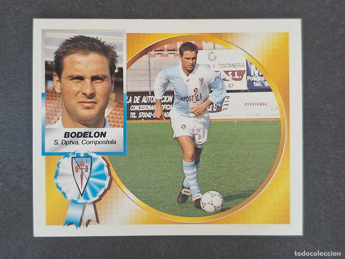 Cromos de f&uacute;tbol: L5 BODELON S. D. COMPOSTELA LIGA ESTE 1994 1995 94 95 NUNCA PEGADO SIN PEGAR