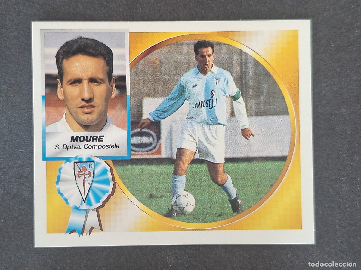Cromos de f&uacute;tbol: L5 MOURE S. D. COMPOSTELA LIGA ESTE 1994 1995 94 95 NUNCA PEGADO SIN PEGAR