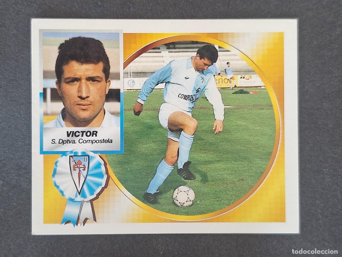 Cromos de f&uacute;tbol: L5 VICTOR S. D. COMPOSTELA LIGA ESTE 1994 1995 94 95 NUNCA PEGADO SIN PEGAR