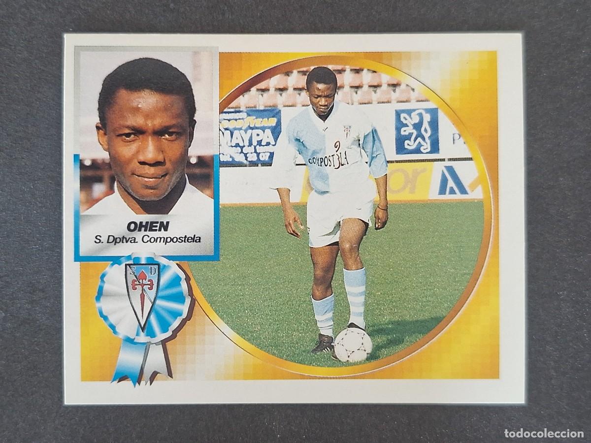 Cromos de f&uacute;tbol: L5 OHEN S. D. COMPOSTELA LIGA ESTE 1994 1995 94 95 NUNCA PEGADO SIN PEGAR