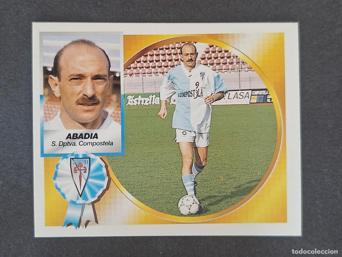 Cromos de f&uacute;tbol: L5 ABADIA S. D. COMPOSTELA LIGA ESTE 1994 1995 94 95 NUNCA PEGADO SIN PEGAR