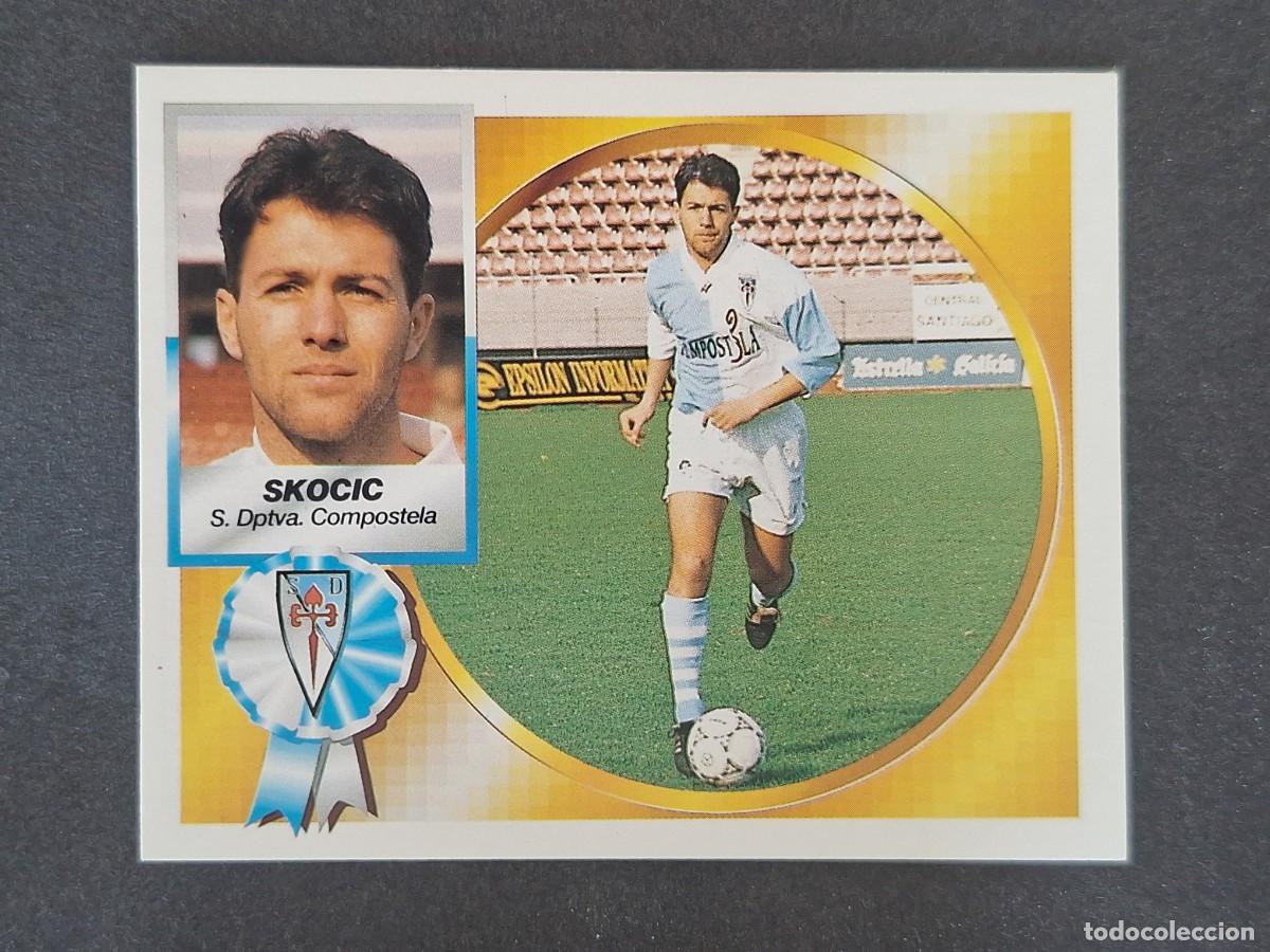 Cromos de f&uacute;tbol: L5 SKOCIC S. D. COMPOSTELA LIGA ESTE 1994 1995 94 95 NUNCA PEGADO SIN PEGAR