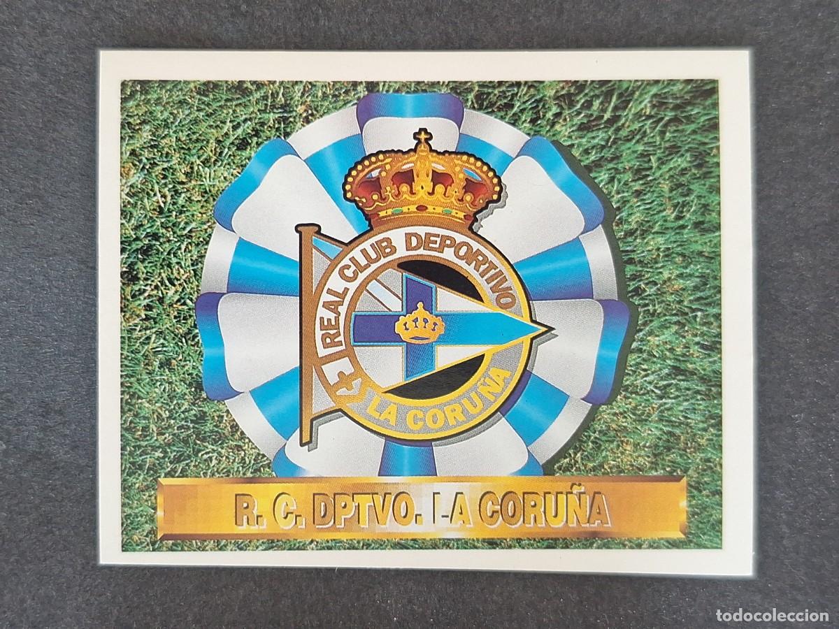 Cromos de f&uacute;tbol: L5 ESCUDO DEPORTIVO DE LA CORU&Ntilde;A LIGA ESTE 1994 1995 94 95 NUNCA PEGADO SIN PEGAR