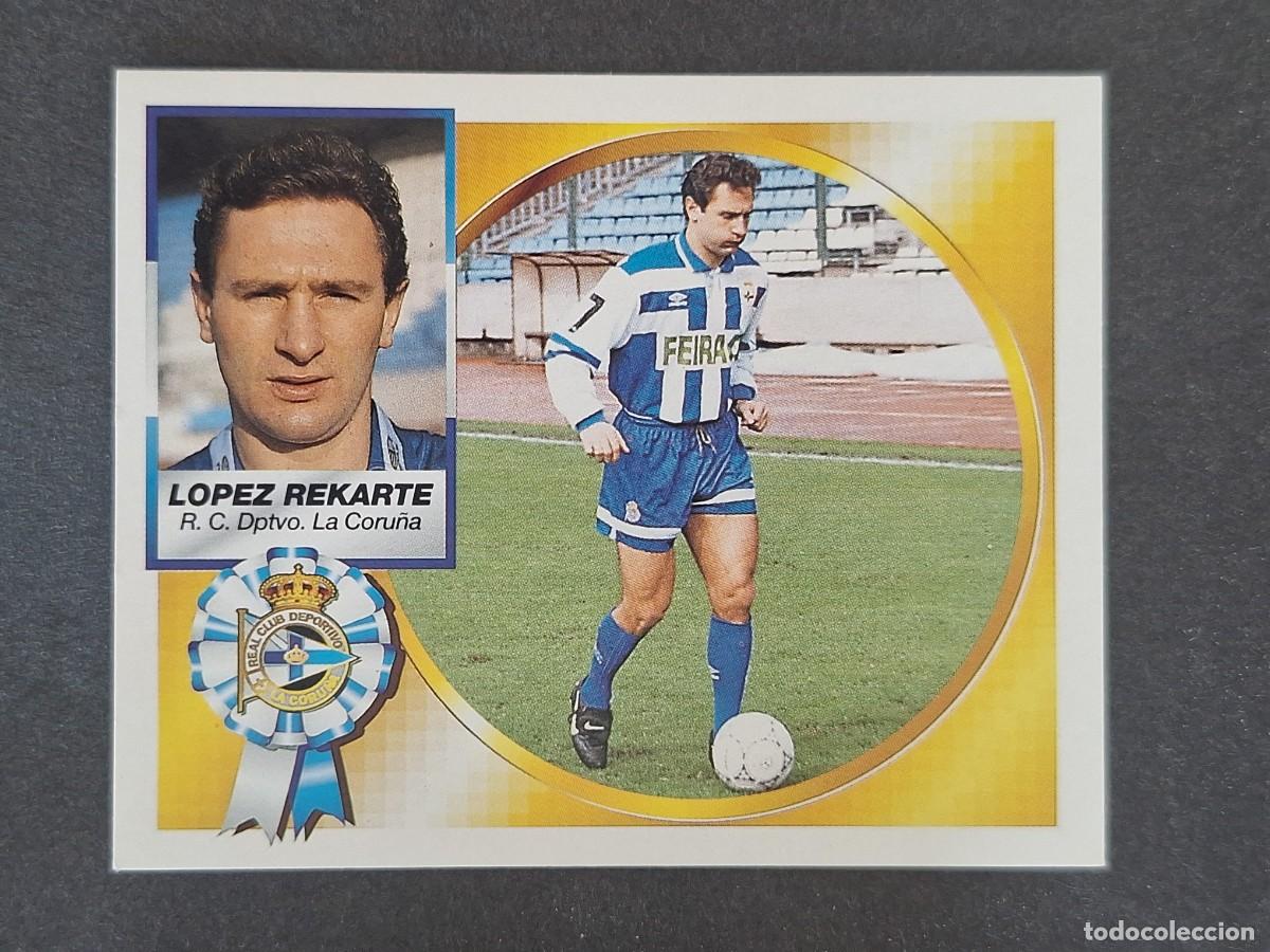Fu&szlig;ball-Sticker: L5 LOPEZ REKARTE DEPORTIVO DE LA CORU&Ntilde;A LIGA ESTE 1994 1995 94 95 NUNCA PEGADO SIN PEGAR