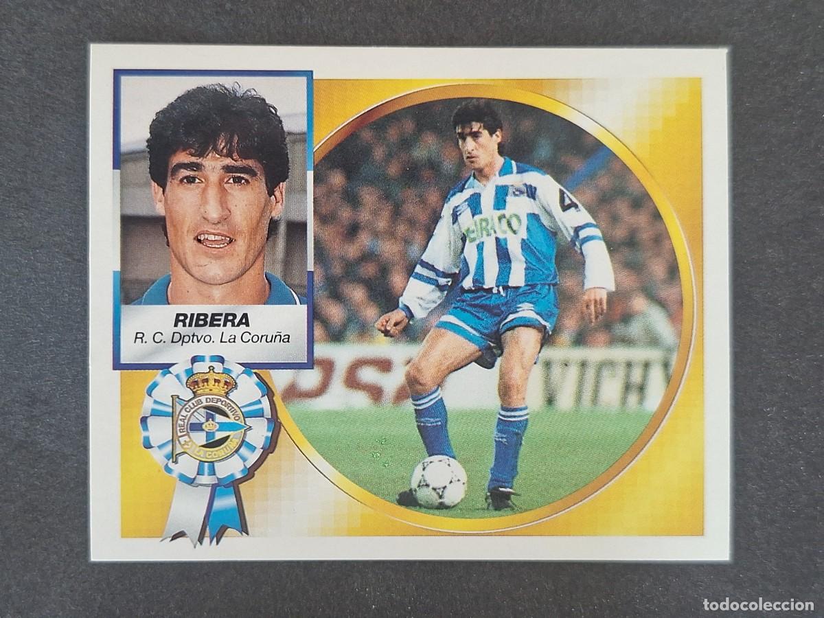 Cromos de f&uacute;tbol: L5 RIBERA DEPORTIVO DE LA CORU&Ntilde;A LIGA ESTE 1994 1995 94 95 NUNCA PEGADO SIN PEGAR