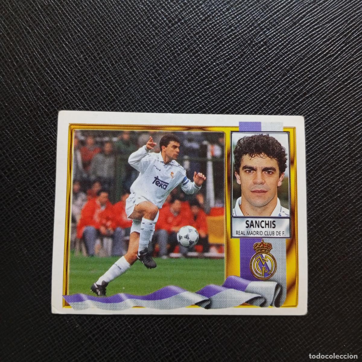 Cromos de f&uacute;tbol: SANCHIS REAL MADRID ESTE 1995 1996 CROMO FUTBOL LIGA 95 96 - SIN PEGAR - A70 PG307