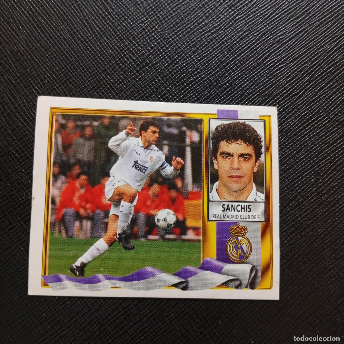 Cromos de f&uacute;tbol: SANCHIS REAL MADRID ESTE 1995 1996 CROMO FUTBOL LIGA 95 96 - SIN PEGAR - A70 PG307 B
