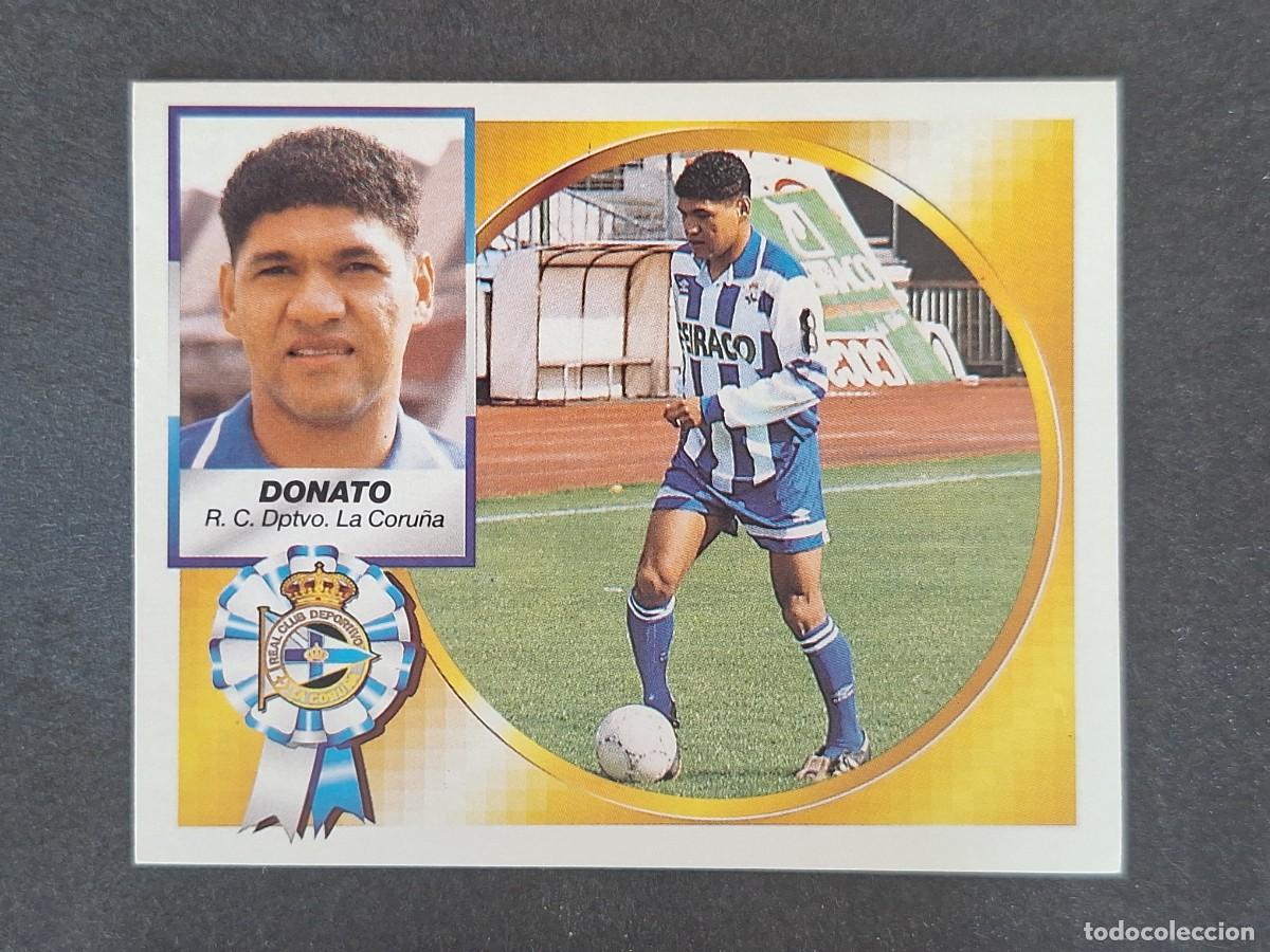 Cromos de f&uacute;tbol: L5 DONATO DEPORTIVO DE LA CORU&Ntilde;A LIGA ESTE 1994 1995 94 95 NUNCA PEGADO SIN PEGAR