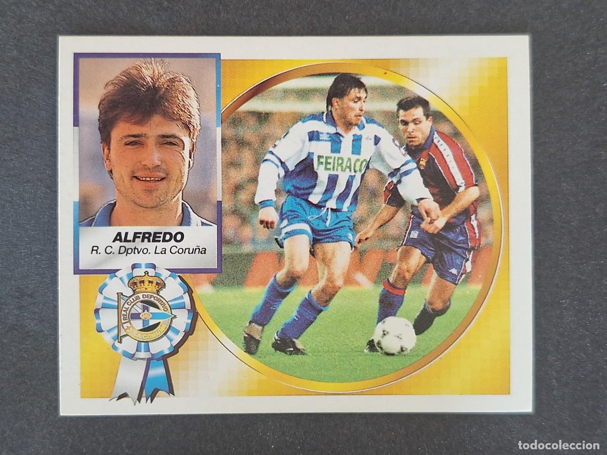 Cromos de f&uacute;tbol: L5 ALFREDO DEPORTIVO DE LA CORU&Ntilde;A LIGA ESTE 1994 1995 94 95 NUNCA PEGADO SIN PEGAR