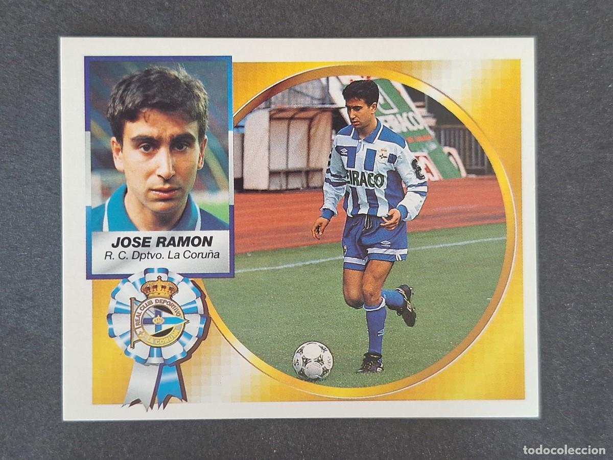 Cromos de f&uacute;tbol: L5 JOSE RAMON DEPORTIVO DE LA CORU&Ntilde;A LIGA ESTE 1994 1995 94 95 NUNCA PEGADO SIN PEGAR