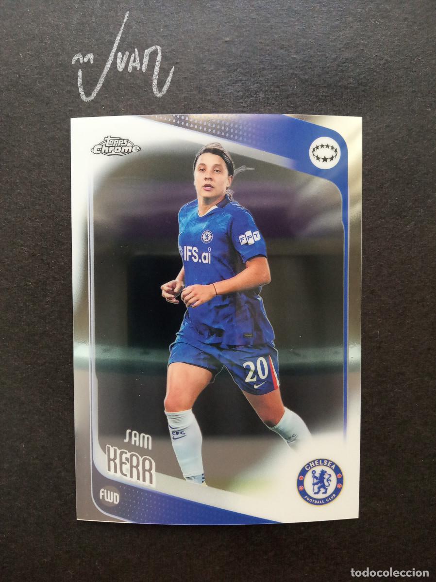 Cromos de f&uacute;tbol: N&ordm; 20 SAM KERR CHELSEA FC AUSTRALIA ⚽ TOPPS &reg; CHROME WOMEN CHAMPIONS 2025 2026 25 26 NUEVO