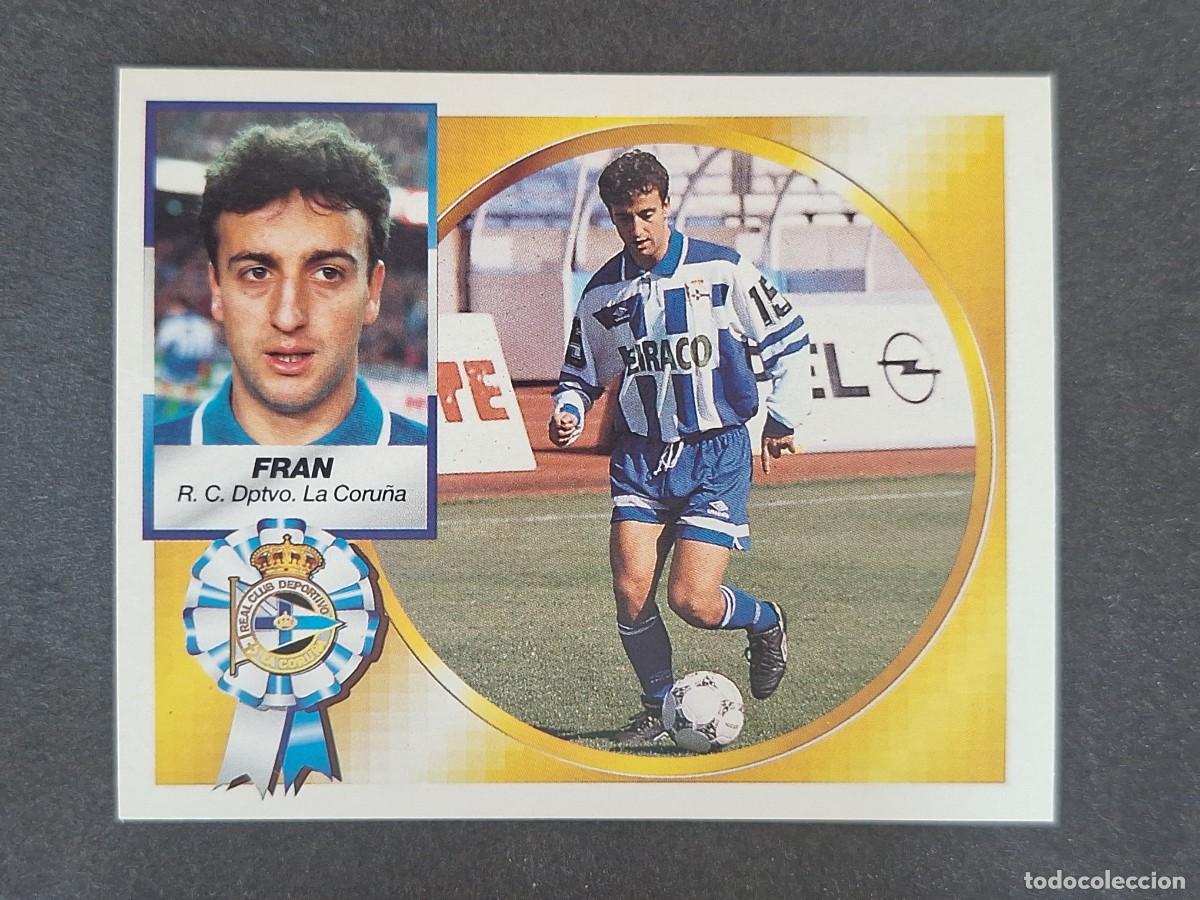 Cromos de f&uacute;tbol: L5 FRAN DEPORTIVO DE LA CORU&Ntilde;A LIGA ESTE 1994 1995 94 95 NUNCA PEGADO SIN PEGAR